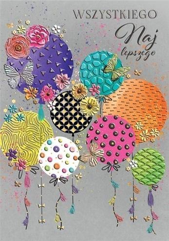 Karnet A5 Jaskrawe Balony