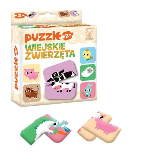 Puzzle Wiejskie Zwierzęta 2+ Puzzle Wiejskie Zwierzęta 2+
