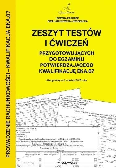 Zeszyt testów i ćw do egzaminu kwalifikacja EKA07 Zeszyt testów i ćw do egzaminu kwalifikacja EKA07