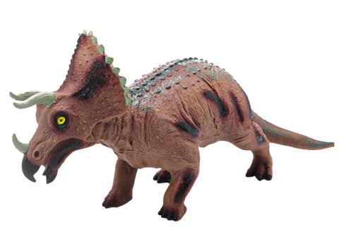 Duża Figurka Dinozaur Triceratops Dźwięk 36 cm Brązowy Duża Figurka Dinozaur Triceratops Dźwięk 36 cm Brązowy