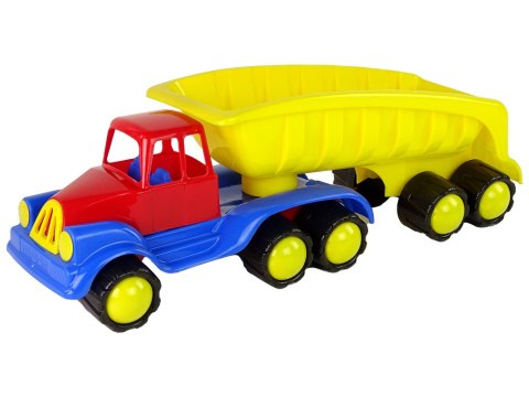 Duży Samochód z Naczepą 45cm Żółty Duży Samochód z Naczepą 45cm Żółty