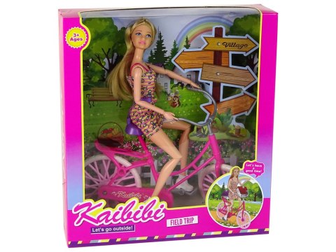 Lalka na Rowerze Różowa Lalka na Rowerze Różowa