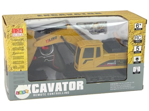 Pojazd Koparka R/C 1:24 Żółta Pojazd Koparka R/C 1:24 Żółta