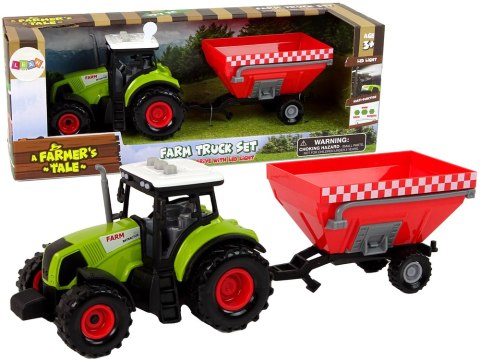 Traktor Farma Odpinana Przyczepa Na Zboże Dźwięk Zielony Traktor Farma Odpinana Przyczepa Na Zboże Dźwięk Zielony
