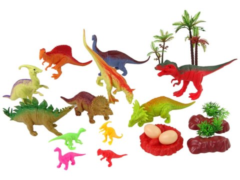 Zestaw Figurek Dinozaurów z Akcesoriami 21 Sztuk Zestaw Figurek Dinozaurów z Akcesoriami 21 Sztuk
