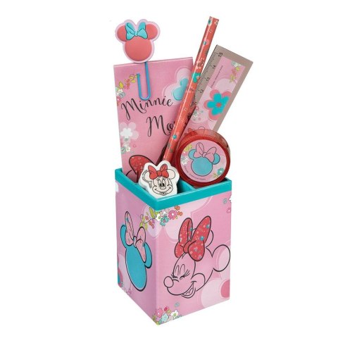 Pojemnik z przyborami szkolnymi Myszka Minnie 7el Pojemnik z przyborami szkolnymi Myszka Minnie 7el