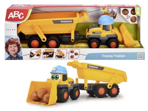 ABC Pojazd Volvo z grzechotką 65cm ABC Pojazd Volvo z grzechotką 65cm
