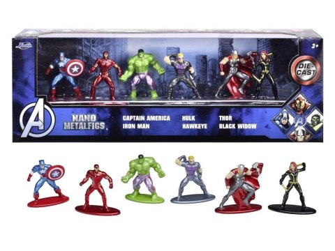 Jada Avengers Metalowe figurki 6 pak 4cm Jada Avengers Metalowe figurki 6 pak 4cm