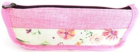 Piórnik tuba mała Kwiatki