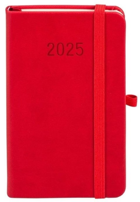 Kalendarz 2025 A6 Memofix TDW czerwony Kalendarz 2025 A6 Memofix TDW czerwony