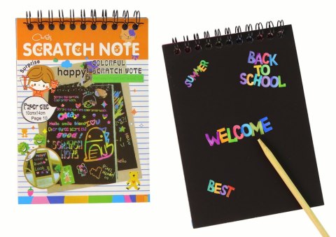 Zdrapywanka Notes Dla Dzieci Pomarańczowy Zdrapywanka Notes Dla Dzieci Pomarańczowy