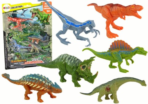 Zestaw Figurki Dinozaury 6 sztuk Kolorowe Zestaw Figurki Dinozaury 6 sztuk Kolorowe
