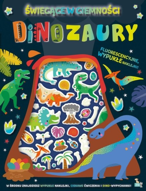 Naklejki świecące w ciemnościach Dinozaury