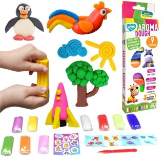 Plastelina Aroma 9 kolorów