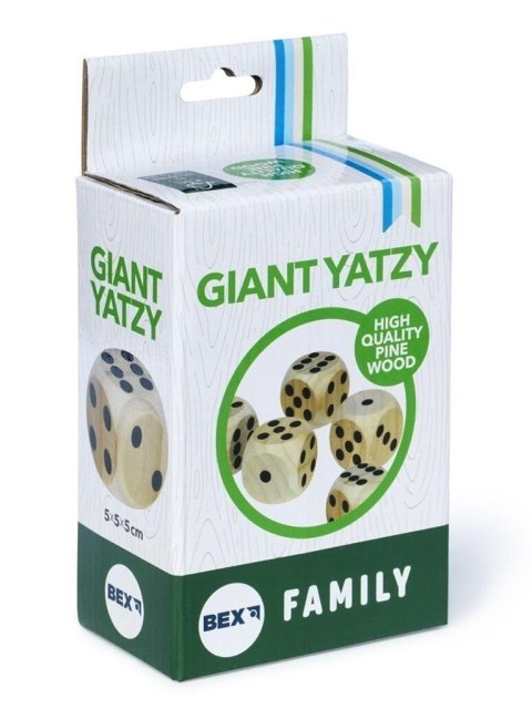 Gra plenerowa Gigantyczne Yatzy family Drewno Gra plenerowa Gigantyczne Yatzy family Drewno