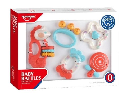 Zestaw dużych grzechotek 5el