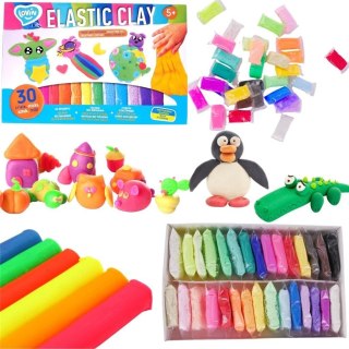 Zestaw lekkiej ciastoliny piankolina 30szt