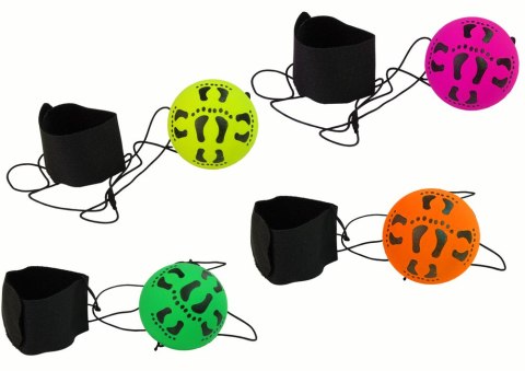 Piłka PU Na Gumce 6 cm 4 Kolory Stópki Piłka PU Na Gumce 6 cm 4 Kolory Stópki