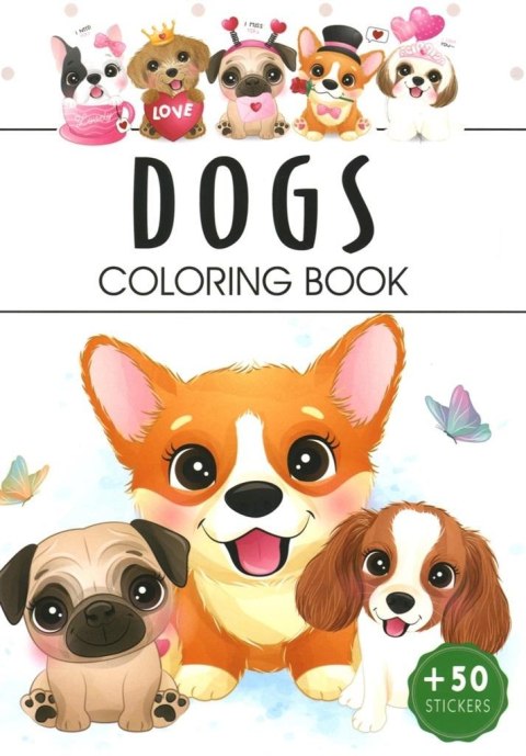 Dogs. Coloring book Dogs. Coloring book