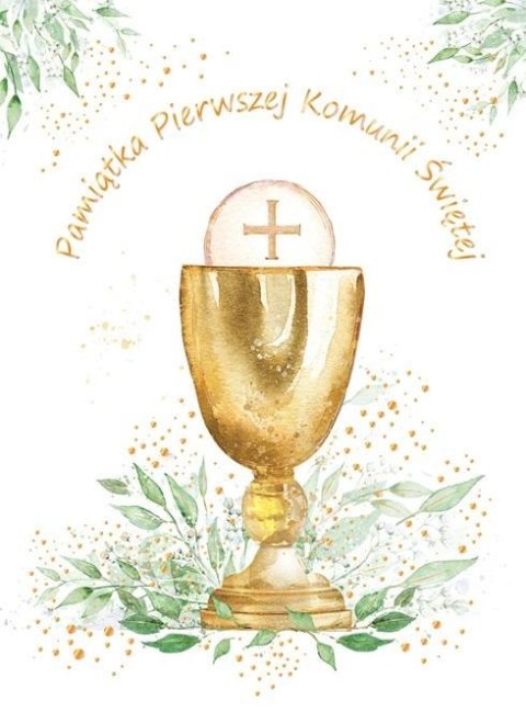 Karnet A5 Komunia. Eucharystia Karnet A5 Komunia. Eucharystia