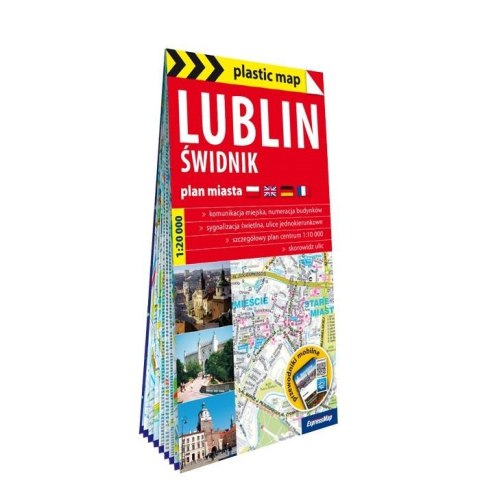 Plastic map Lublin, Świdnik - plan miasta 1:20 000 Plastic map Lublin, Świdnik - plan miasta 1:20 000