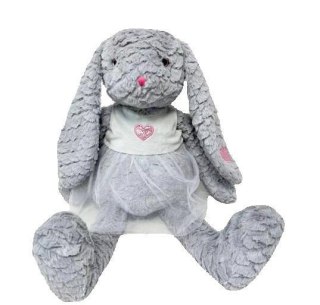Króliczka Rózia 32cm szara