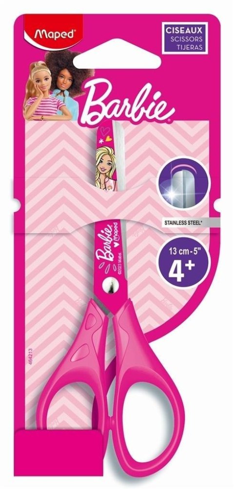 Nożyczki szkolne Barbie 13cm MAPED