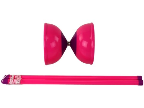 Gra Zręcznościowa Jojo Żonglowanie Diabolo Różowe 13.5x11.5 cm Gra Zręcznościowa Jojo Żonglowanie Diabolo Różowe 13.5x11.5 cm