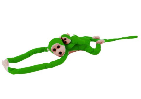 Maskotka Pluszowa Małpka z Dzieckiem Zielona 70 cm Maskotka Pluszowa Małpka z Dzieckiem Zielona 70 cm