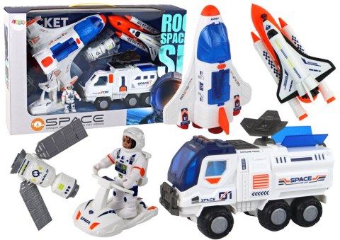 Zestaw Misja Kosmiczna Rakieta Kosmos Statki Space Pojazdy 7 ele Zestaw Misja Kosmiczna Rakieta Kosmos Statki Space Pojazdy 7 ele