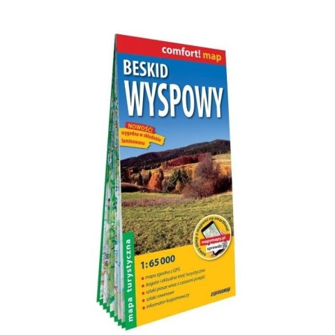 Beskid Wyspowy; mapa turystyczna 1:65 000 Beskid Wyspowy; mapa turystyczna 1:65 000