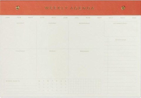 Notatnik na biurko Chili - Weekly Agenda