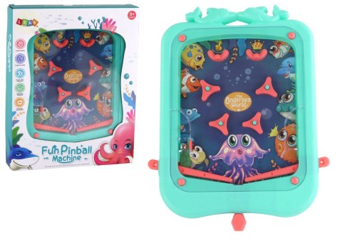 Gra Zręcznościowa Mini Pinball Gra z Kulką Zielona Gra Zręcznościowa Mini Pinball Gra z Kulką Zielona