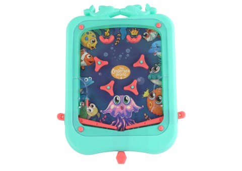 Gra Zręcznościowa Mini Pinball Gra z Kulką Zielona Gra Zręcznościowa Mini Pinball Gra z Kulką Zielona
