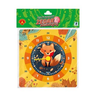Zegar edukacyjny Lis ALEX