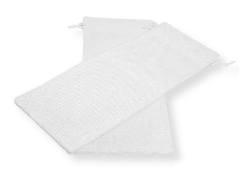 Woreczki jutowe białe 36x15cm 2szt