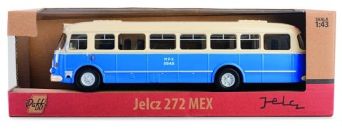 Kolekcja PRL Jelcz 272 autobus niebieski Kolekcja PRL Jelcz 272 autobus niebieski