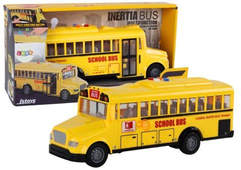 Autobus Szkolny 1:16 Napęd Frykcyjny Otwierane Drzwi Światła Dźwięki Żółty Autobus Szkolny 1:16 Napęd Frykcyjny Otwierane Drzwi Światła Dźwięki Żółty