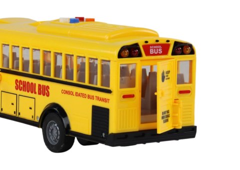 Autobus Szkolny 1:16 Napęd Frykcyjny Otwierane Drzwi Światła Dźwięki Żółty Autobus Szkolny 1:16 Napęd Frykcyjny Otwierane Drzwi Światła Dźwięki Żółty