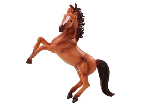 Figurka Konia Brązowy Szary Koń Stojący Stajnia Farma Cute Horse Figurka Konia Brązowy Szary Koń Stojący Stajnia Farma Cute Horse