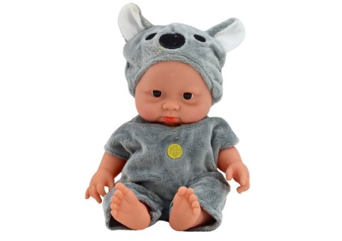 Mała Lalka Bobas Siwe Ubranko Czapeczka Koala Mała Lalka Bobas Siwe Ubranko Czapeczka Koala