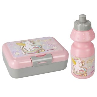 Bidon 350ml + pudełko śniadaniowe Unicorn