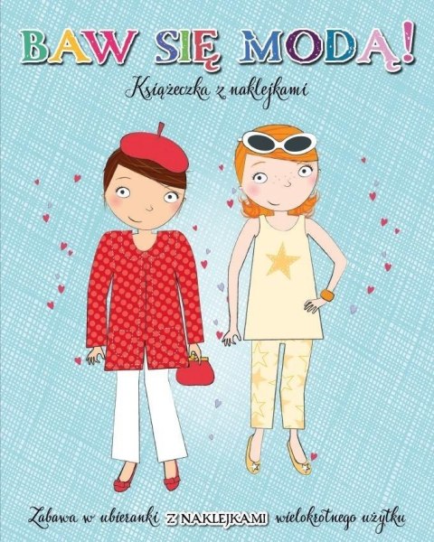 Baw się modą z naklejkami. Turkusowa