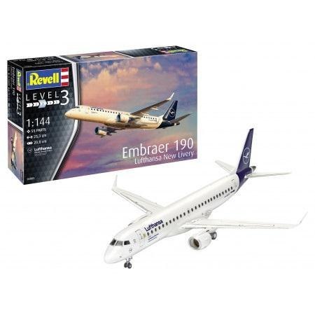 Embraer 190 Lufthansa New Livery 1:144 Embraer 190 Lufthansa New Livery 1:144