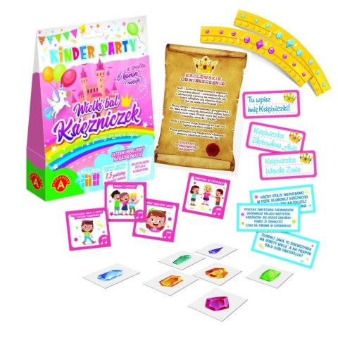 Zestaw Kinder Party Wielki Bal Księżniczek ALEX Zestaw Kinder Party Wielki Bal Księżniczek ALEX