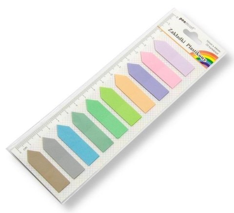 Zakładki indeksujące 12x44mm 10x20szt plastikowe