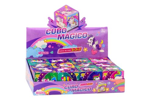 Magiczna Kostka Układanka Edukacyjna Jednorożce Puzzle Gra Logiczna Magiczna Kostka Układanka Edukacyjna Jednorożce Puzzle Gra Logiczna