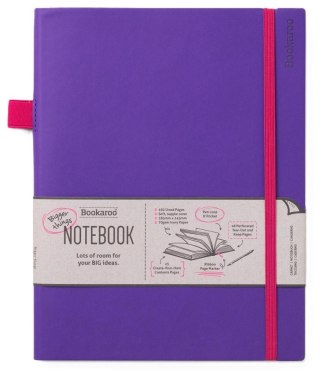 Bookaroo Notatnik Journal duży - Fioletowy