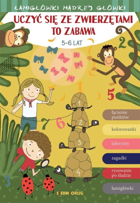 Uczyć się ze zwierzętami to zabawa. Łamigłówk... Uczyć się ze zwierzętami to zabawa. Łamigłówk...