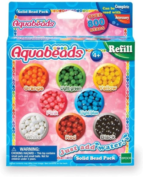 Aquabeads Koraliki podstawowe zestaw uzupełniający Aquabeads Koraliki podstawowe zestaw uzupełniający